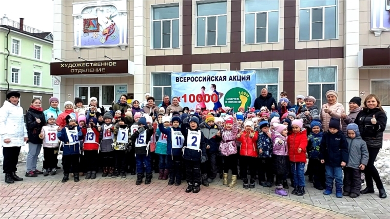 Всероссийская акция «10000 шагов к жизни» на территории Батыревского района Чувашии